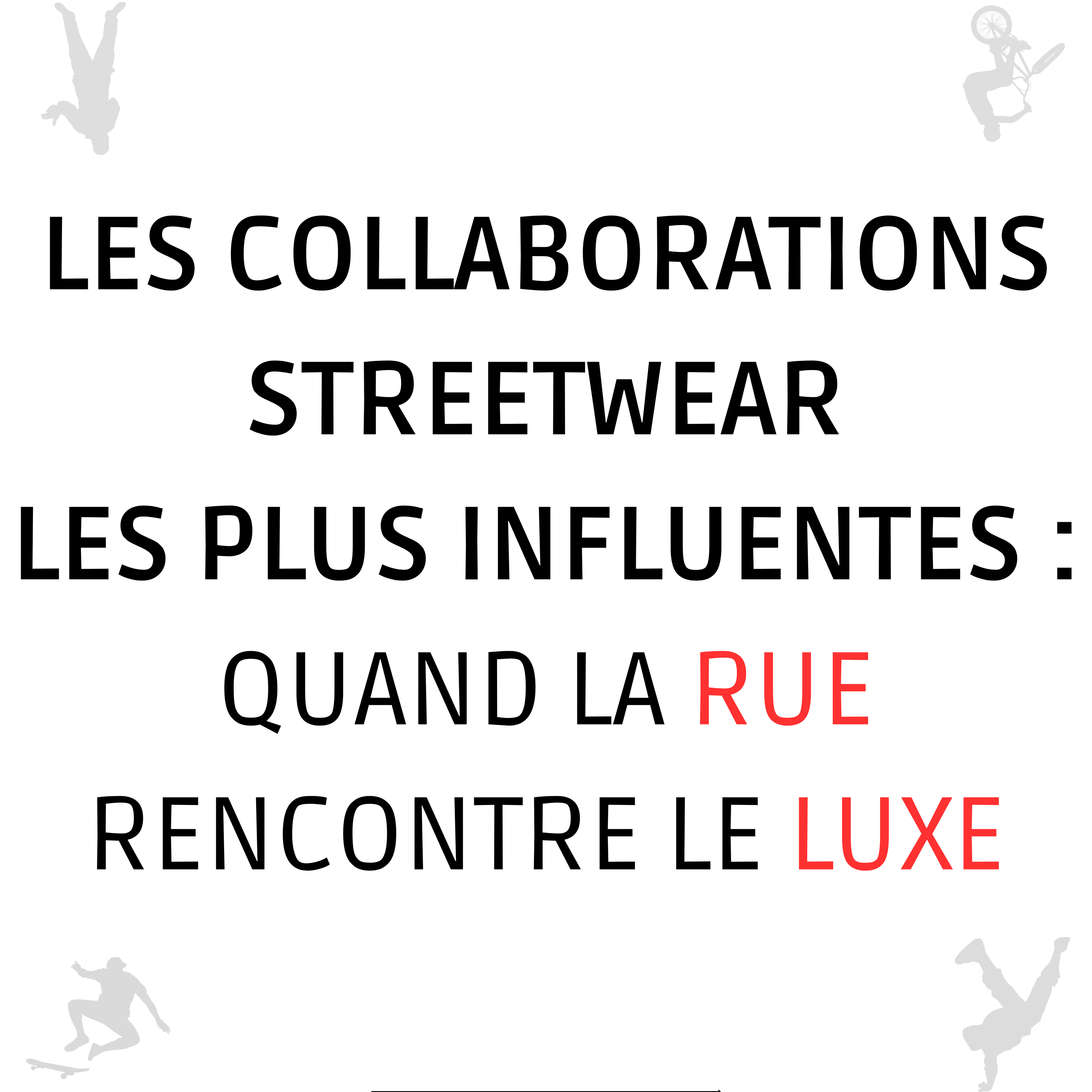 LES COLLABORATIONS STREETWEAR LES PLUS INFLUENTES : QUAND LA RUE RENCONTRE LE LUXE